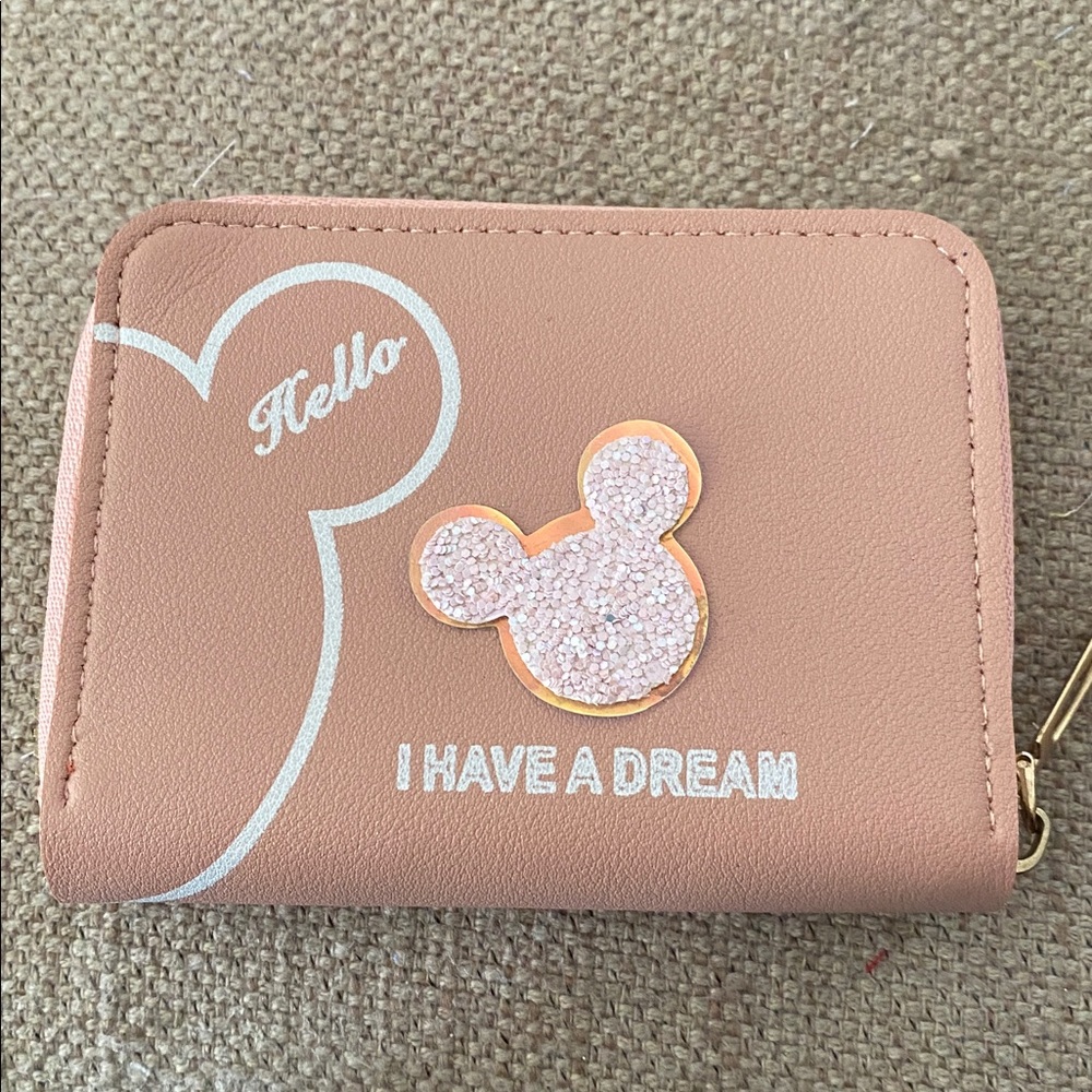 Disney Inspired Mickey Mouse Minimalist Wallet - I Have A Dream
